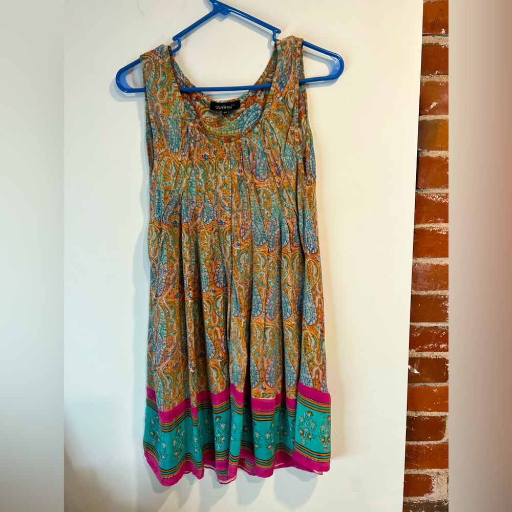 XS Summer Tolani Dress, Spring break summer cover up or evening dress